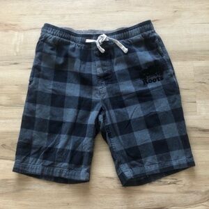 Roots Blue and Black Casual Shorts